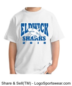 Eldwick Sharks Shirt - Youth Design Zoom